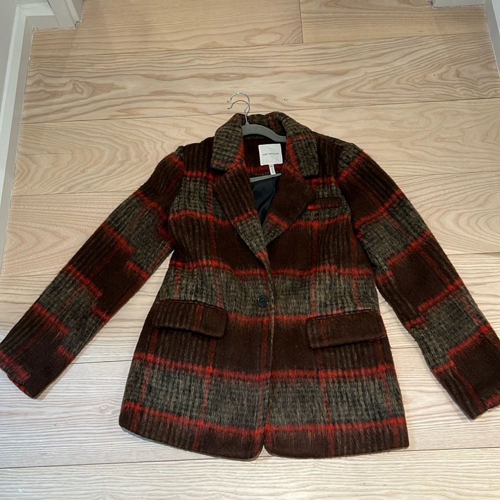 Avec Les Filles Plaid Jacket